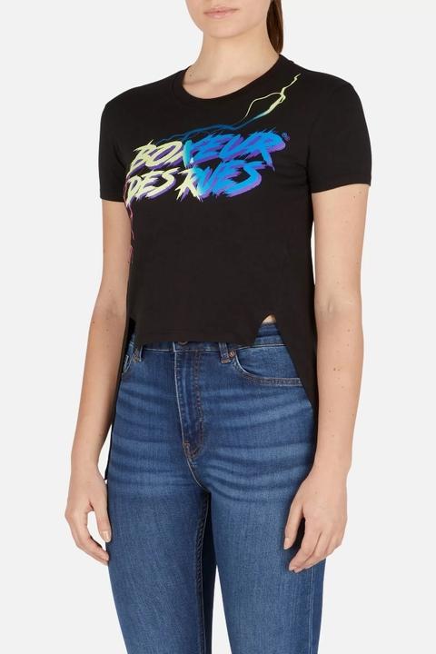 Image du produit Boxeur des Rues Cropped T-Shirt W/ Prints (S)