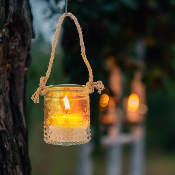 Produktbild Relaxdays 12x Windlicht (12 x, 6 x 6 x 7 cm)