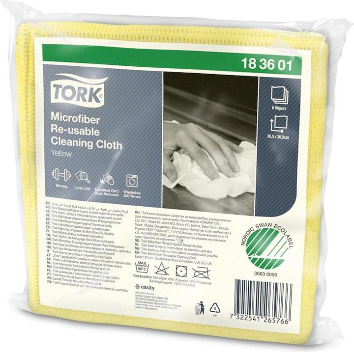 Actual product image Tork Microfibre cloths, 6 pc. (6 pcs.)