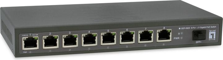 Produktbild LevelOne Switch 9x GE GEP-0925 2.5GbE 108W 8xPoE+ sw (8 Ports)