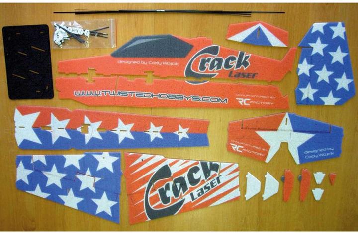 Image du produit RC Factory RC-Factory Crack Laser PRO Patriot INDOOR series EPP (Voltige)
