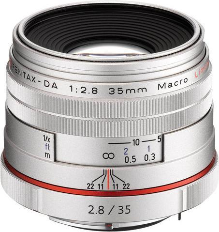 Pentax DA 35mm, f/2.8 Macro Limited, Silber (Pentax K, APS-C / DX)