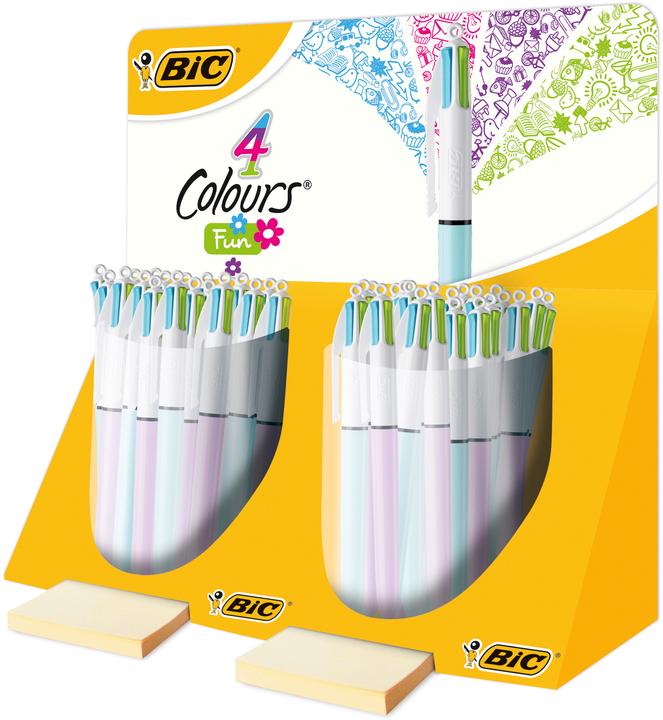 Immagine prodotto Bic Display 4 Colori Moda (Lilla, Pink, Verde chiaro, Blu turchese, 40 x)