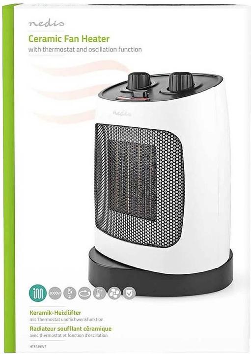 Produktbild Nedis Kompakter Keramik-Heizlüfter (2000 W)