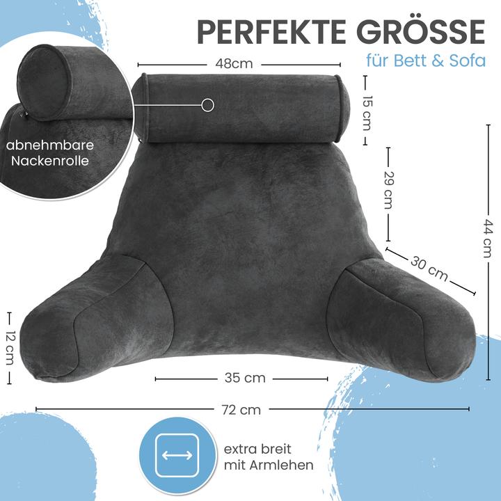 Produktbild Aktivshop Rückenkissen (50 x 90 x 67 cm, 40 x 76 x 46 cm)