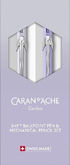 Produktbild Caran d'Ache Blooming Lavender (Grau, Pastell lavendel, 2 x)