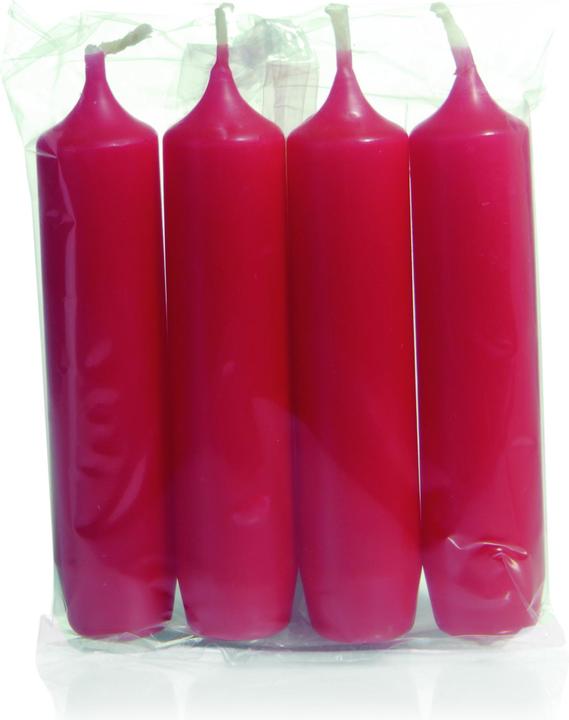 Produktbild Wiedemann Kerze Advent 10x2,2 cm rot (4 Stk.)
