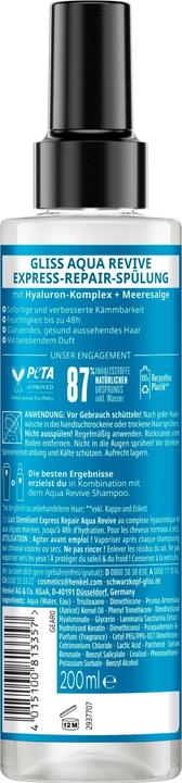 Produktbild Gliss Express-Repair-Spülung Aqua Revive 200 ml (200 ml)