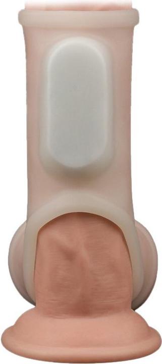Produktbild Lovetoy Silk Knights Ring - Vibrierende Penishülle - Weiss