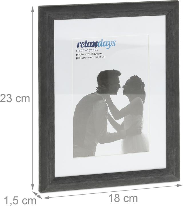 Productafbeelding Relaxdays 2x fotolijst (20 x 15 cm)