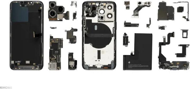 CoreParts Camera Frame And Ring with (iPhone 13 Pro)