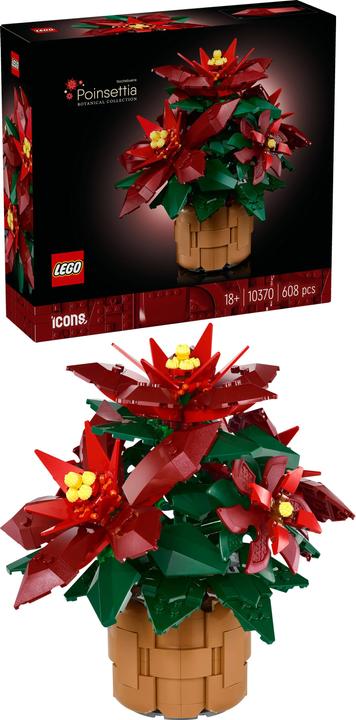 Actual product image LEGO Poinsettia (10370, LEGO Icons)