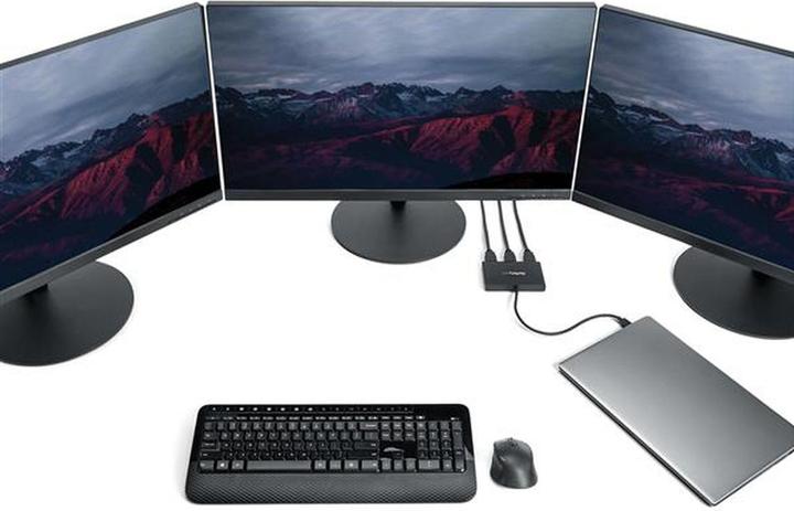 Produktbild StarTech 3-Port Multi-Monitor Adapter (USB Typ-C, 10.50 cm)