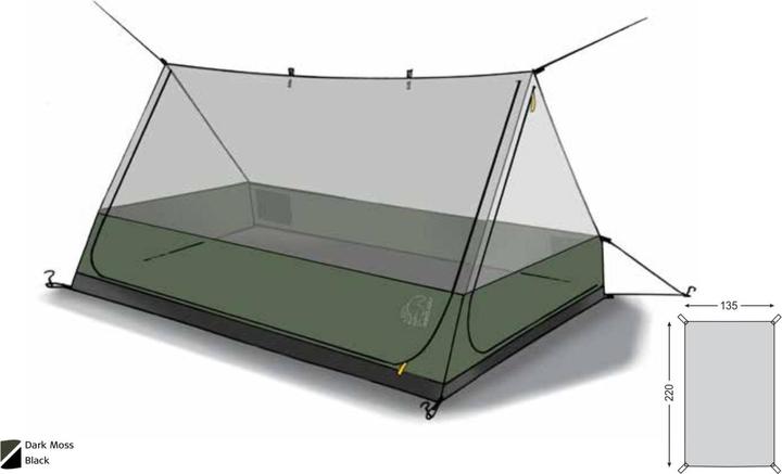 Actual product image Nordisk Troms Mesh Cabin (Tarp, 1.32 kg, 2 persons)