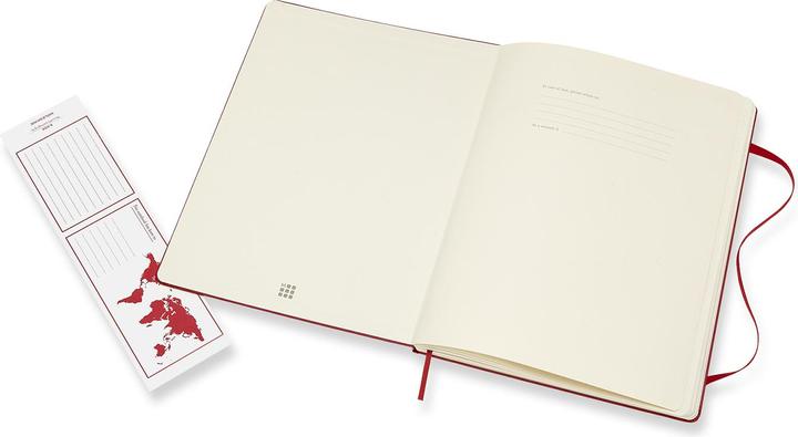 Image du produit Moleskine Carnet de notes XL (19 x 25 cm, Règle spéciale, Couverture rigide)