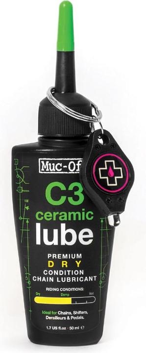 Actual product image Muc-Off C3 Dry Ceramic Lube 120ml (120 ml, Chain oil)