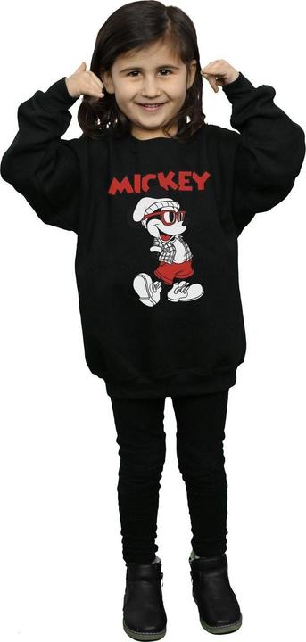Actual product image Disney Girls Mickey Mouse Hipster Sweatshirt (128)