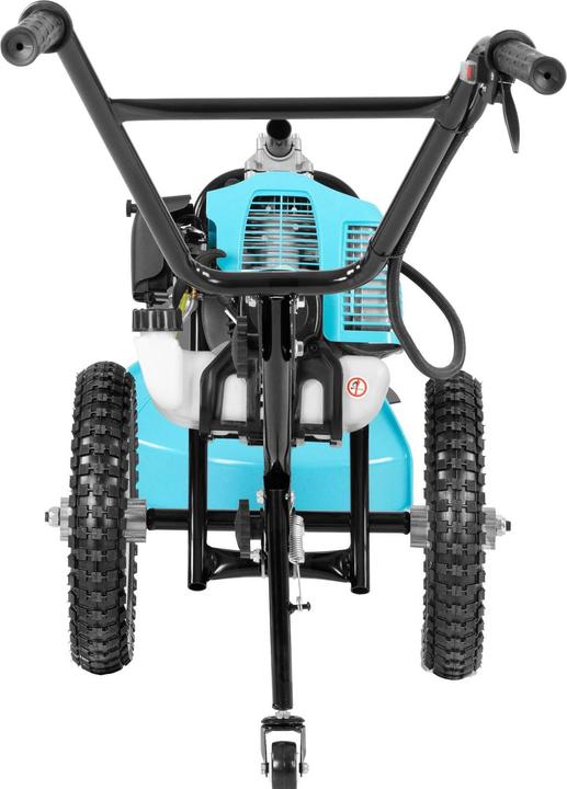 Produktbild Hillvert Benzin Motorsense + Freischneider schiebbar Rasentrimmer 1.63k W 51.7 cm³ (Metallschneideblatt)