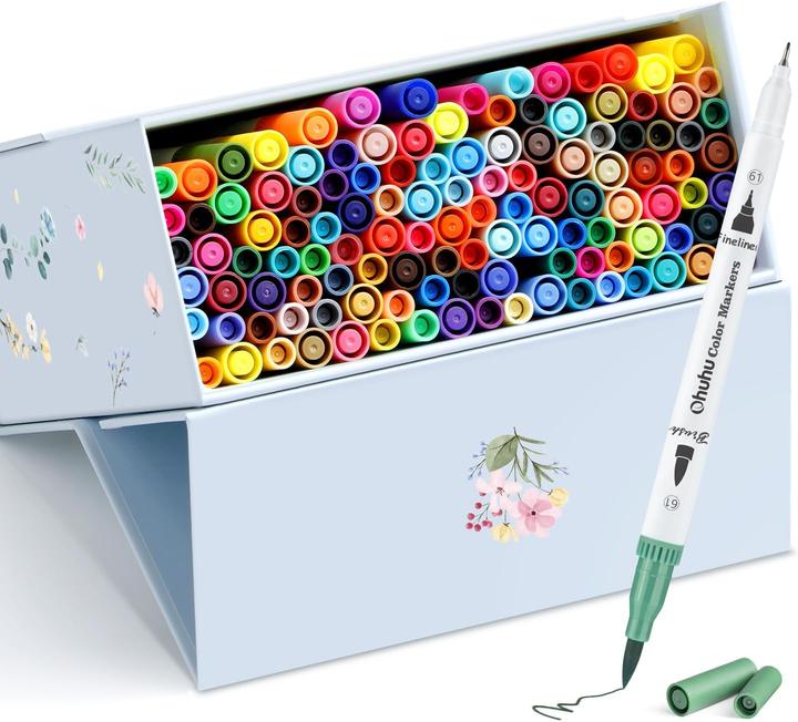 Image du produit Ohuhu Maui Pinselstifte (120 Stk.) WHI (Multicolore, 120 x)