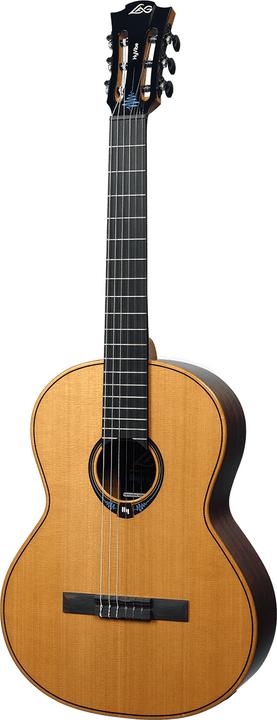 Lâg Guitars HyVibe CHV15E (Acoustic guitar, Khaya, Cedar wood)