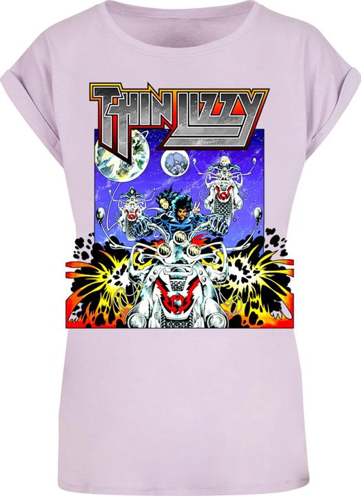 Merchcode Ladies Thin Lizzy - TL Rocker Extended Shoulder Tee - 181483 (S)