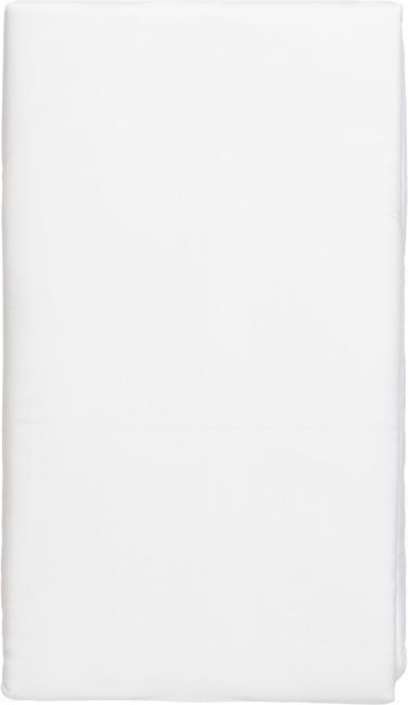 Domoletti FITTED SHEET SATEEN 90X200+25 WHITE (90x200 cm)