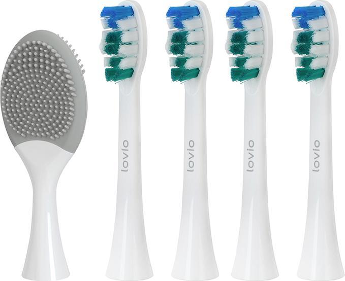 Image du produit Lovio LVTB124WH-HS Têtes de brosse à dents SonicProtect PRO Soft White (5 x)