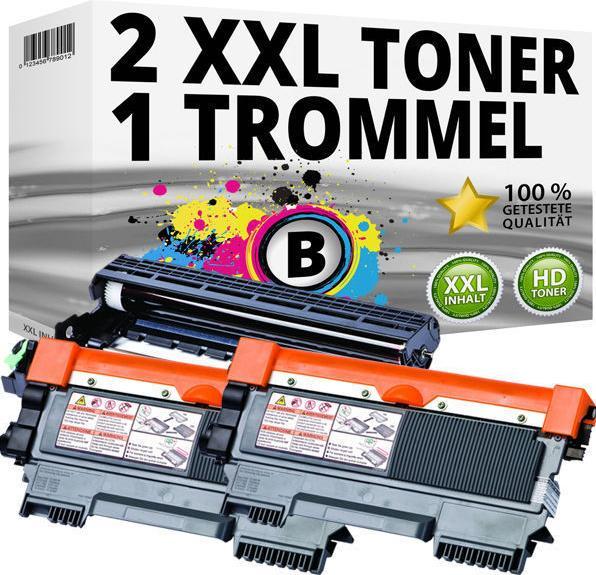 Produktbild Druckfuxx Toner+Trommel kompatibel Brother DCP-7055w 7057 HL-2130 2135w FAX 2840