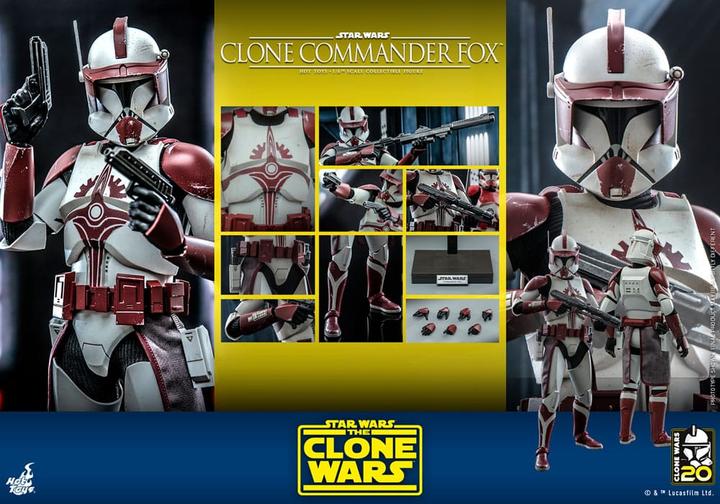 Produktbild Hot Toys Star Wars: The Clone Wars figurine 1/6 Clone Commander Fox 30 cm