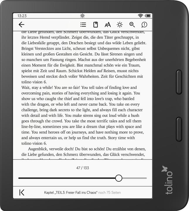 tolino vision 6 (7", 16 GB, Black)