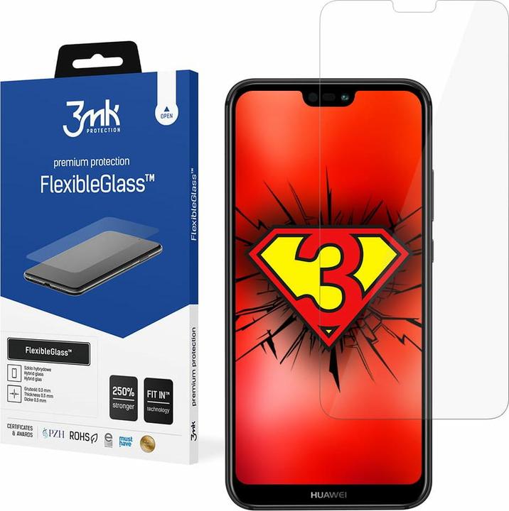 Immagine prodotto 3MK hybrid glass Flexible 2.5D SE for Huawei P20 Lite (1 Pezzo/i, Huawei P20 Lite)
