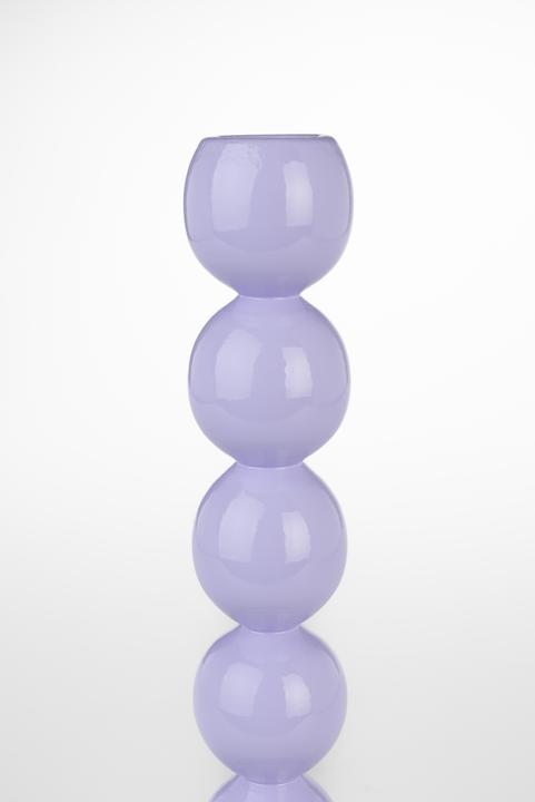 Immagine prodotto Zuiver Portacandele Bolle Uno Viola Lucido (10 x 10 x 26 cm)
