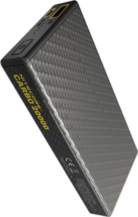 Produktbild Nitecore Powerbank CARBO20000 - 20000mAh (20000 mAh, 38 W, 74 Wh)