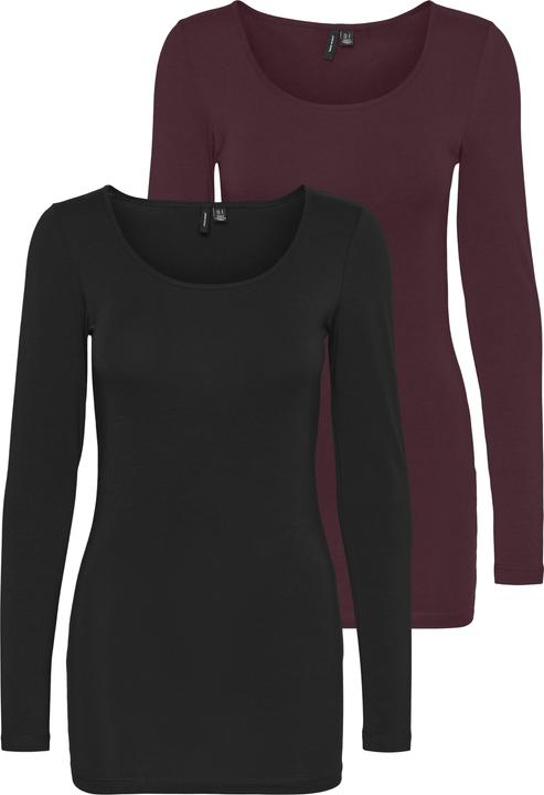Actual product image Vero Moda 2-pack long sleeve blouse (XS)