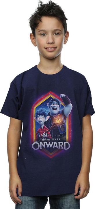 Actual product image Disney Boys Onward Brothers Crest T-Shirt (152, 158)