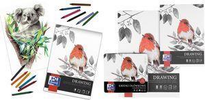 Actual product image Oxford Drawing pad (A4, Plain, Soft cover)