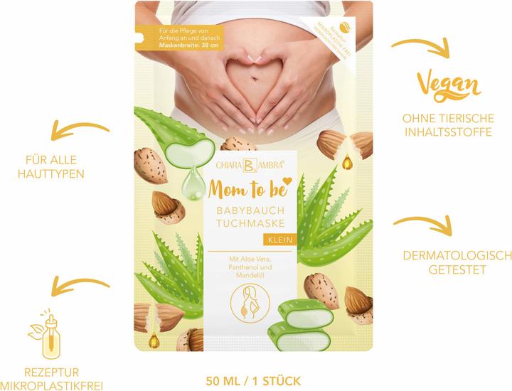 Actual product image Chiara Ambra Baby Belly Cloth Mask (50 ml)