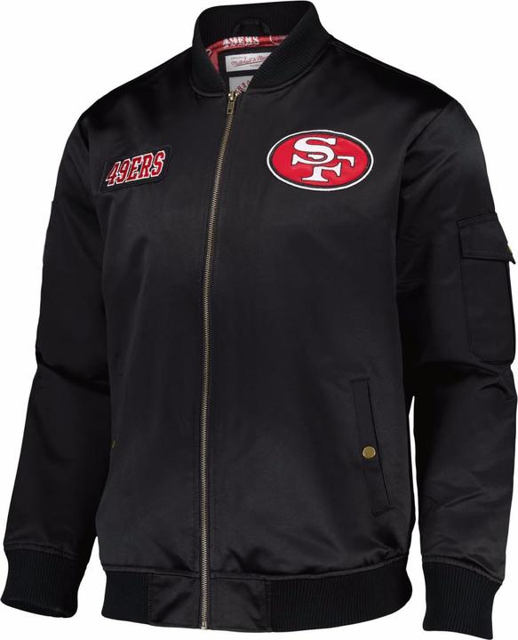 Mitchell & Ness M&N Heavyweight Bomber Jacke NFL San Francisco 49ers - XXL (XXL)
