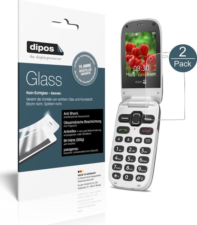 Immagine prodotto Dipos Pellicola Protettiva Anti-Shock (2 Pezzo/i, Doro Secure 628)