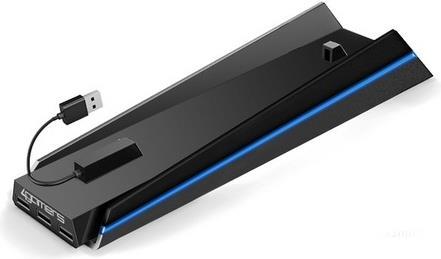 Produktbild 4Gamers PS4 Vertical Stand + USB Hub (USB-A)
