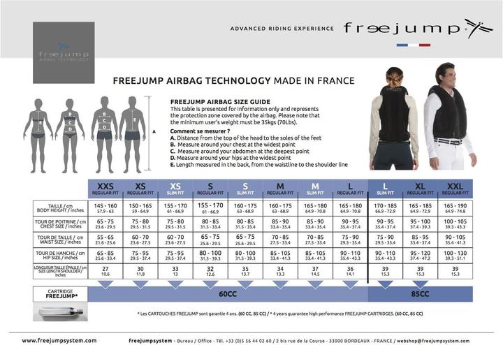 Produktbild Freejump Airbag Unisex (M, Einzelstück)