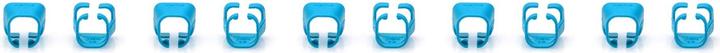 Image du produit Digitus Clips de couleur pour câble RJ45 couleur bleue, paquet de 100 pièces