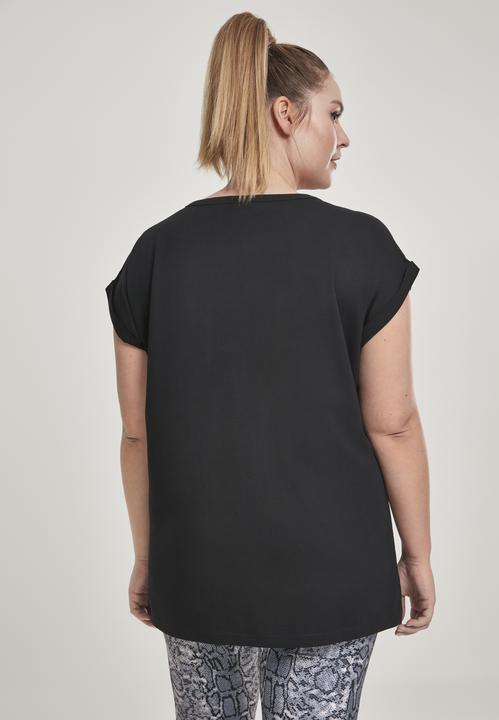 Produktbild Urban Classics Ladies Round V-Neck Extended Shoulder Tee (3XL)