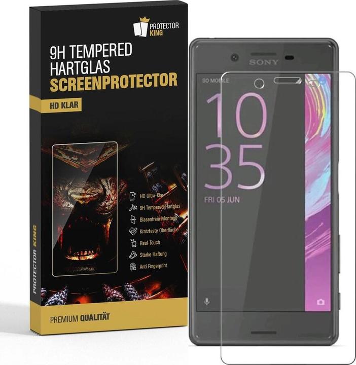Produktbild Protectorking 2x echtes Tempered 9H Panzerhartglas 3D KLAR (2 Stück, Sony Xperia XA)