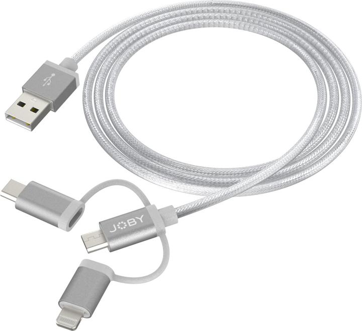 Produktbild Joby ChargeSync Cable3-in-1 1.2M GR (1.20 m, USB 2.0)
