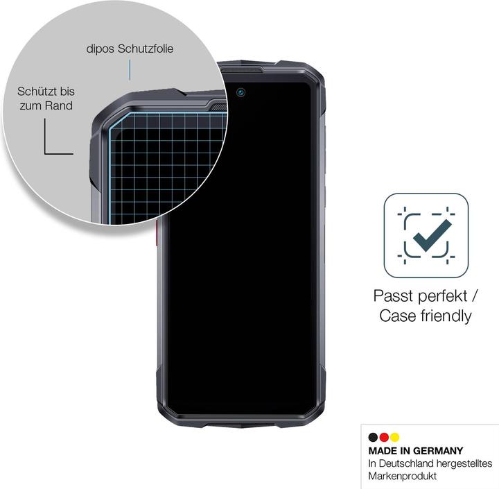 Actual product image Dipos Screen Protector Anti-Shock (2 Piece, Hotwav Cyber 7)