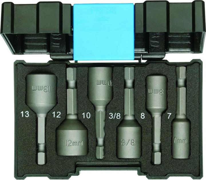 Produktbild Gedore 666-006 Bit-Box Steckschlüssel Maschinenaufnahme 6-teilig (3/8", 1/4")