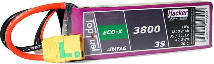 Image du produit Hacker LiPo Pack TF ECO-X 3800mAh 3S MTAG (11.10 V, 3800 mAh)