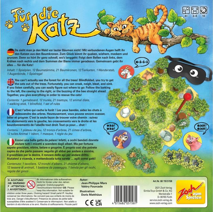 Actual product image Zoch For the cat (German)