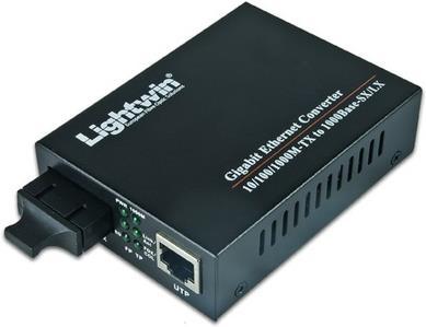 Lightwin Media converter: 1000Base-LX: 20Km